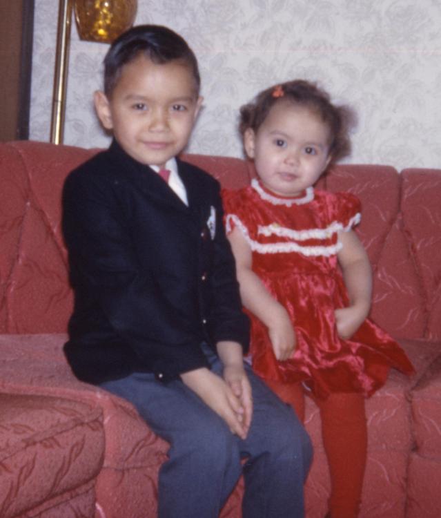 Big brother Ralph and little sis Carmen